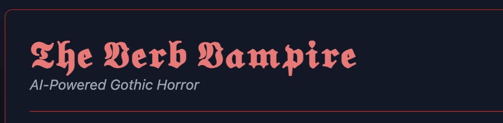 Verb Vampire